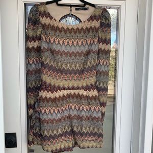 Ark & Co Size Med. Multi Colored Fun Print Romper